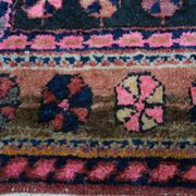 Tapis antique de maslaghan persan tissé à la main années 20 254x135cm