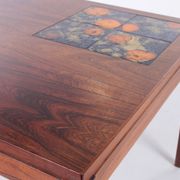 Rosewood Coffee table with ceramic tiles from the 60s