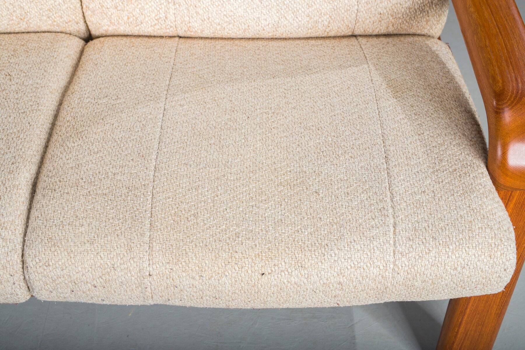 Mid-century modern Danish three-seater teak sofa, 1960s