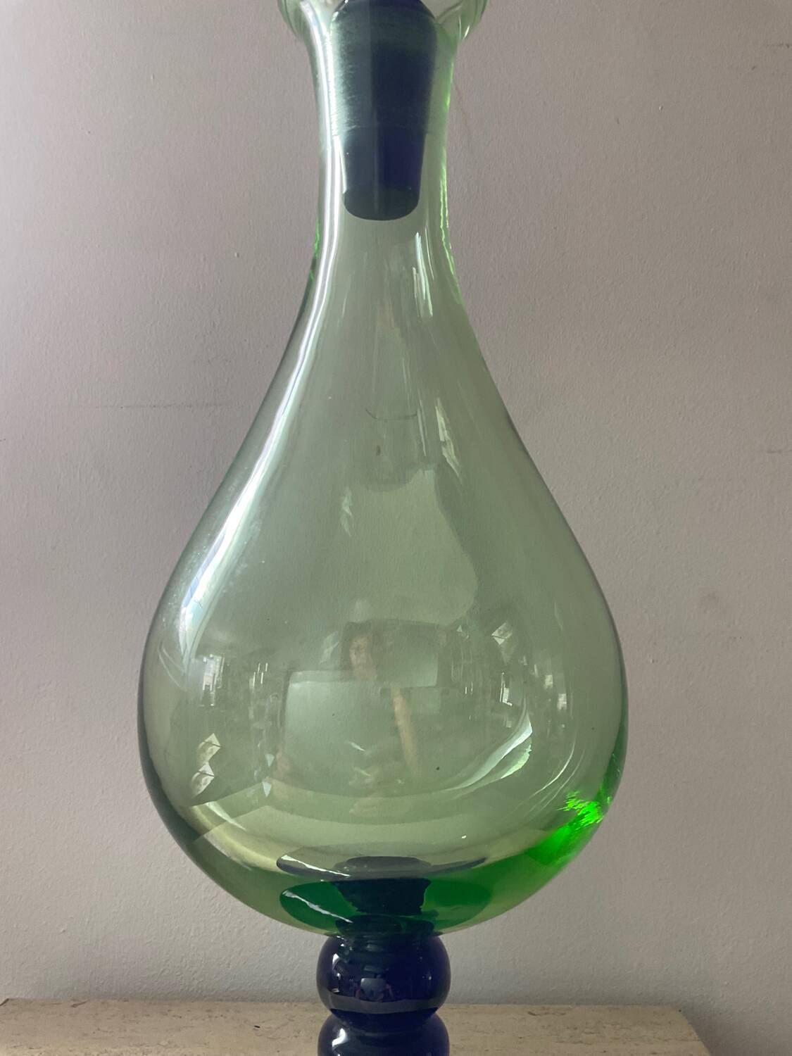 Vintage Murano glass carafe from the 70s