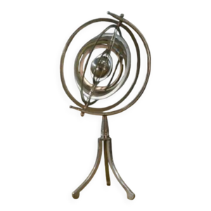 Astrolabe en laiton nickelé
