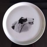 Set of 3 small decorative plates from Limoges - animal theme