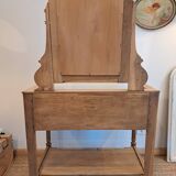 Bathroom cabinet with marble top in Henri II style