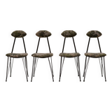 Italian set of mid-century dining chairs, 1960s