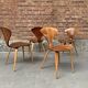Set of 4 Norman Cherner chairs for Plycraft USA in teak, 1960s