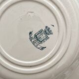 4 Gien ironstone soup plates “Gladiolus”