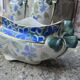 Set of two vases and a planter Luneville KG early 20th century