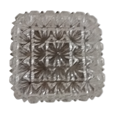 Square glass ceiling light