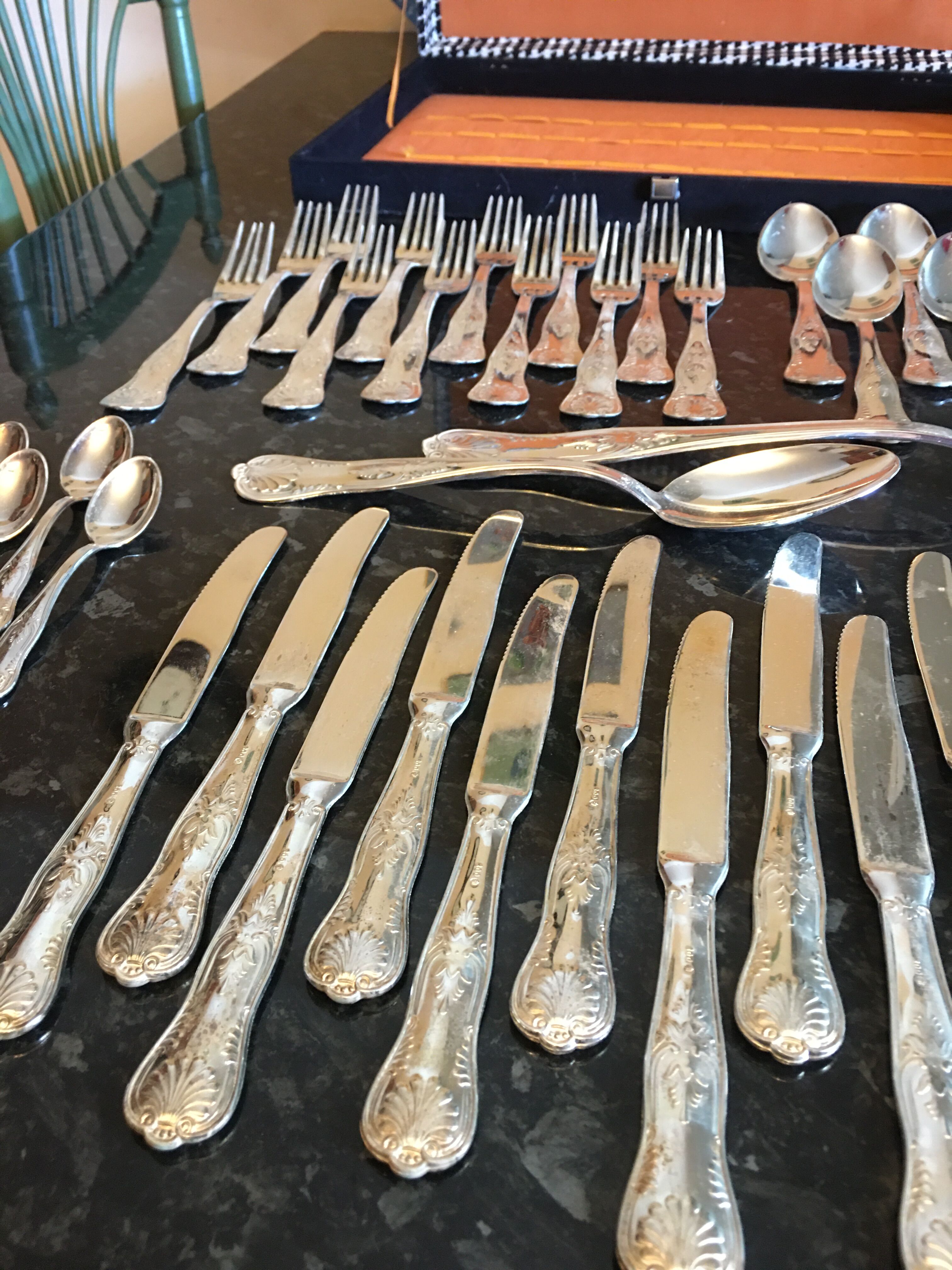 Ménagère complète italienne vintage