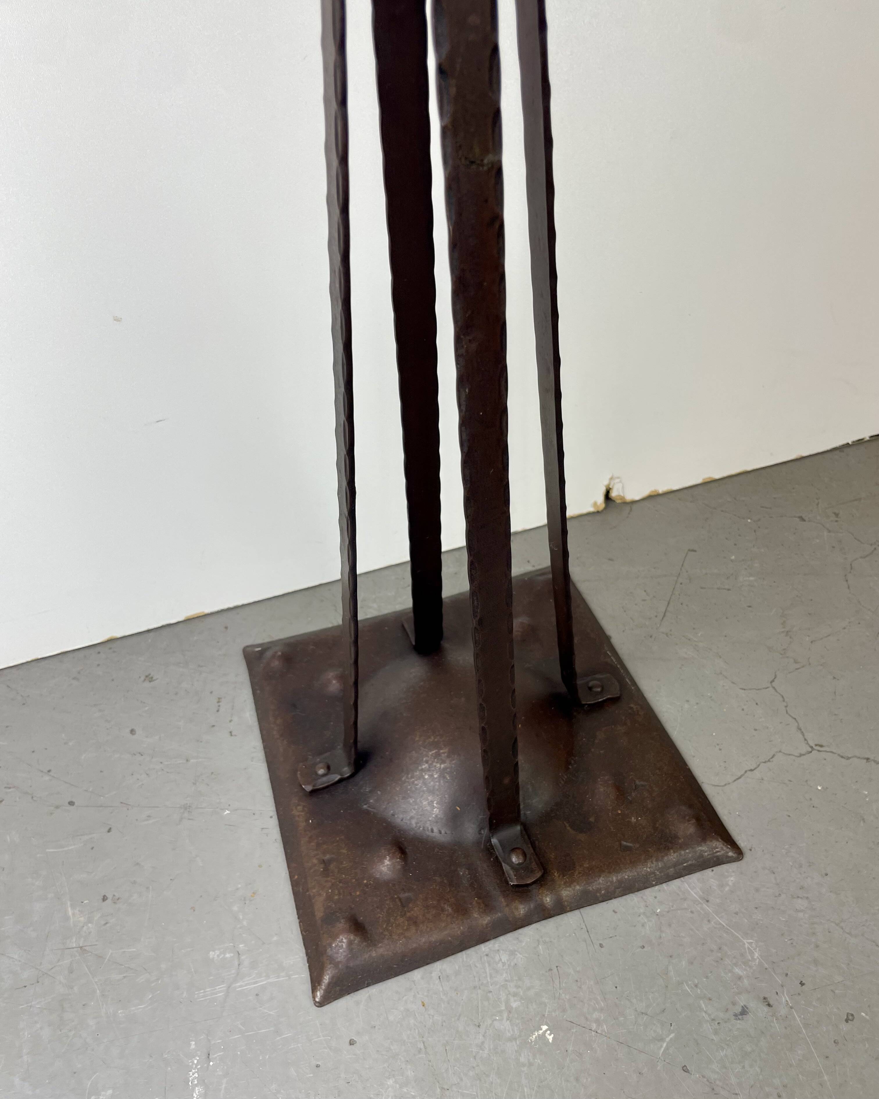 Arts & Crafts Standing Ashtray by Hugo Berger as Goberg, Germany, 1900s