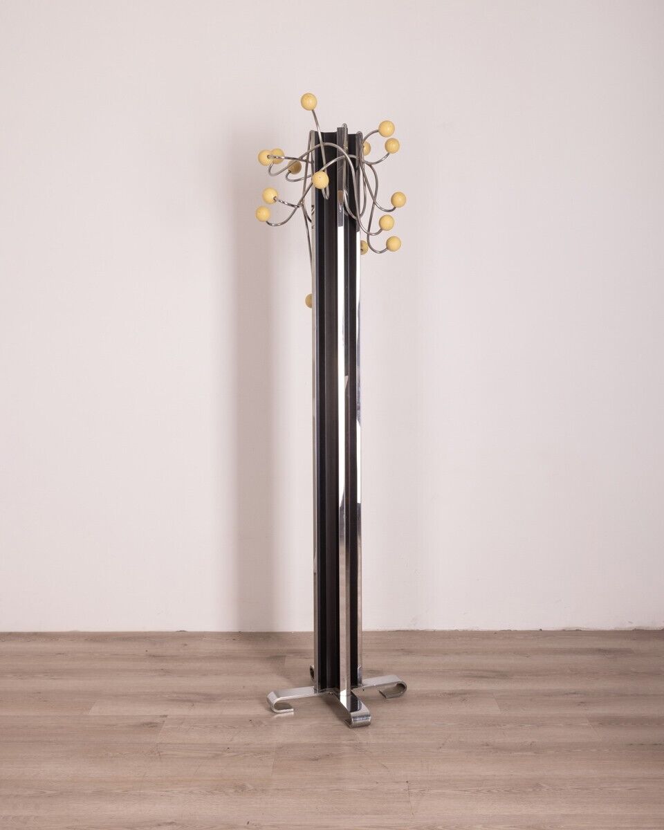 Porte-manteau vintage moderne, design italien des années 1970