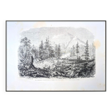 The Popocatepetl, Mexico. Printed in 1861.