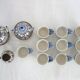 Old ceramic tea service with hand decor