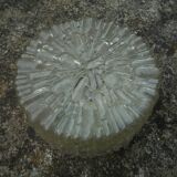 Glass wall lamp, vintage 70s