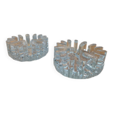 Georgshütte pair of candle holders