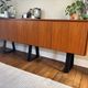 Vintage teak sideboard – Scandinavian style from the 60s/70s – 230 cm