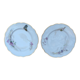 Set of 2 haviland plates for pannier lahoche l'escalier de cristal paris 1860
