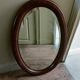 Miroir ovale biseauté Art Déco