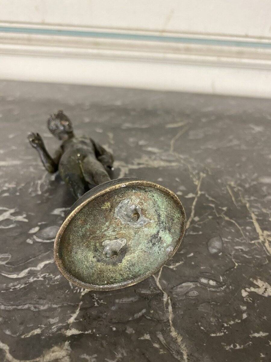 Narcissus, bronze after the antique