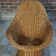 Children's wicker basket chair for Rohe 60s design Wim Den Boon