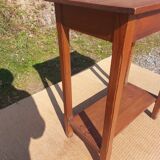 console, high rectangular pedestal table