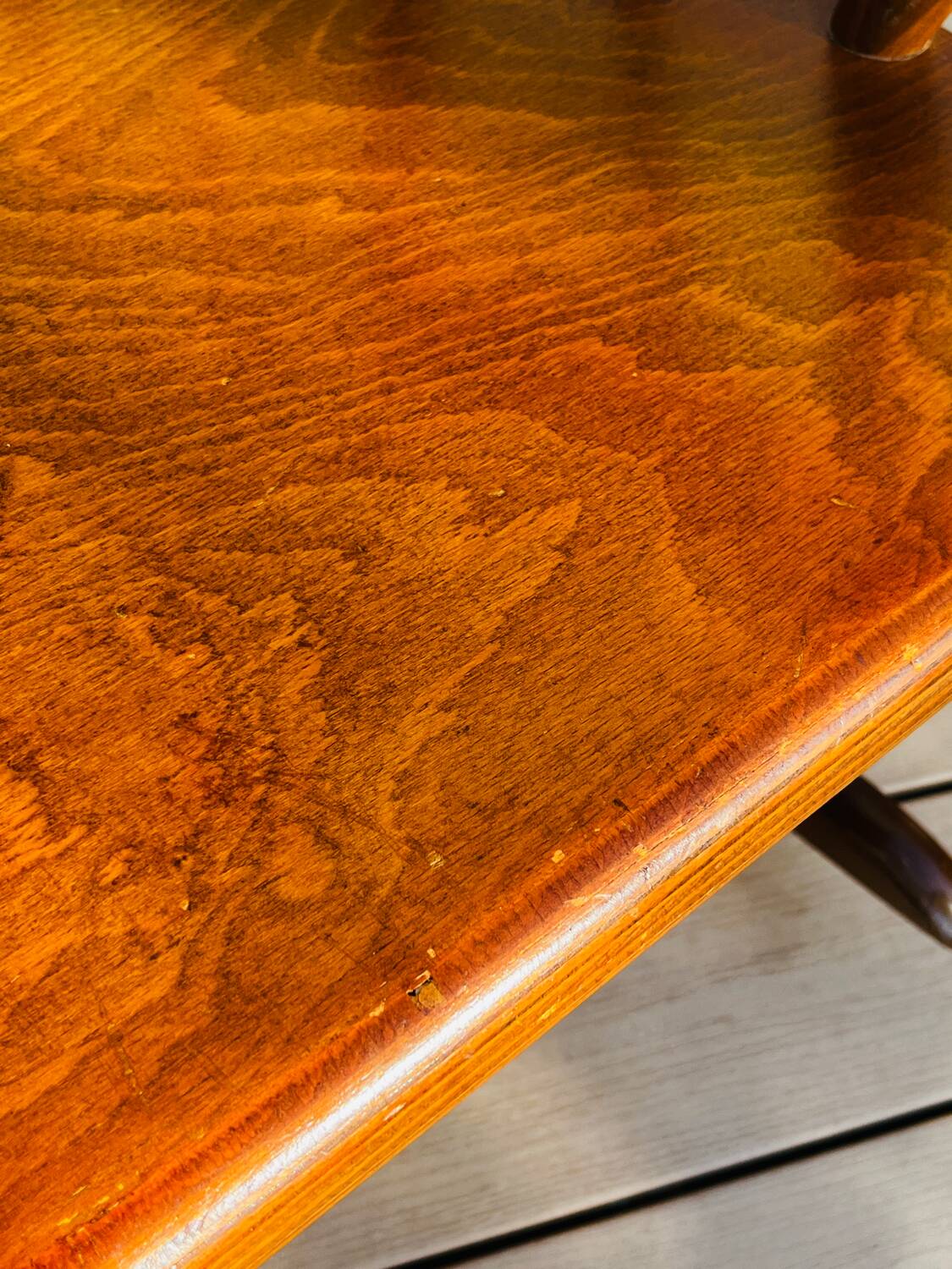 1960 solid wood rocking chair