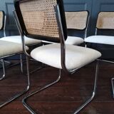 6 chairs cesca Marcel Breuer 1970