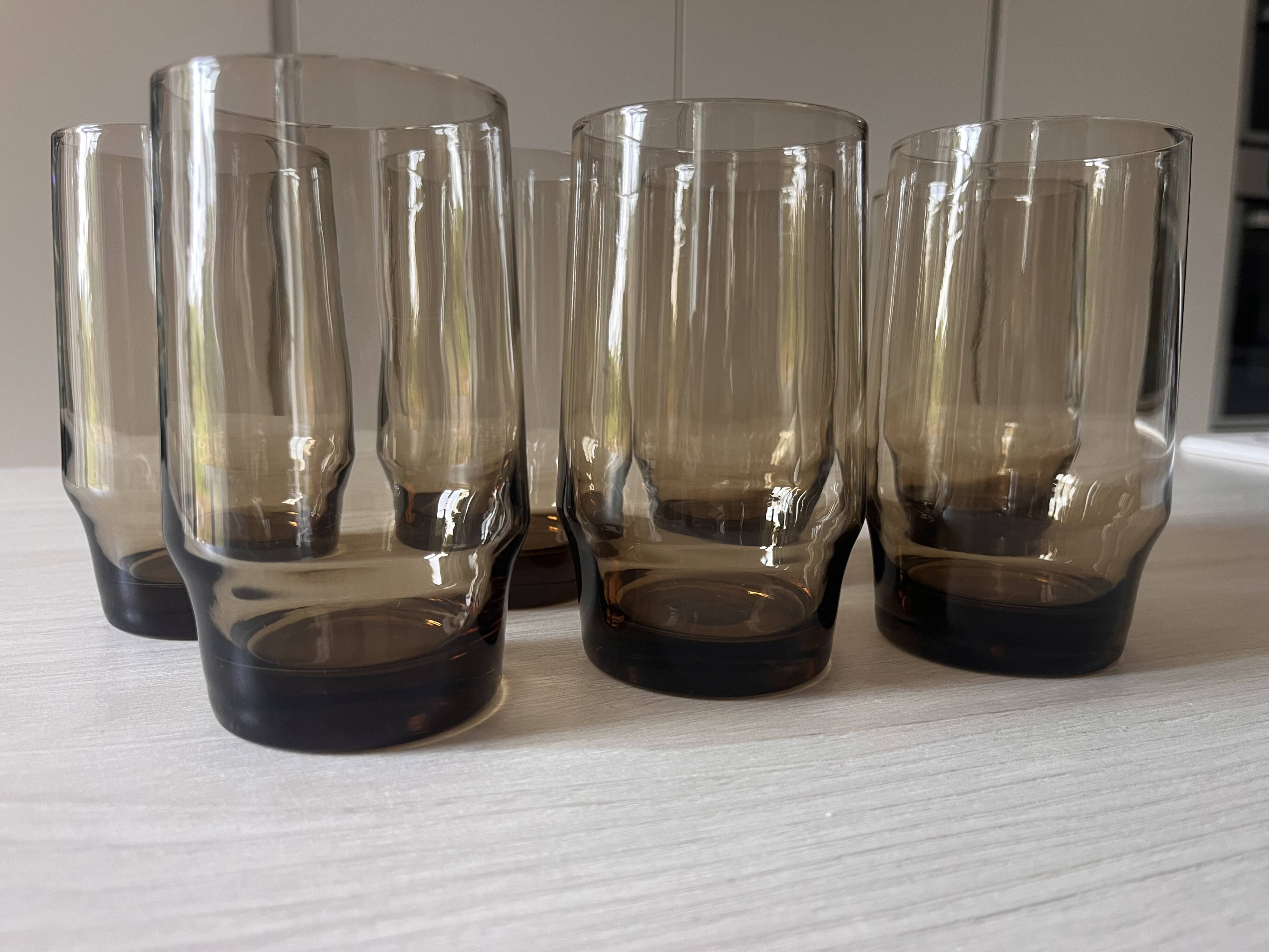 Verres à eau vintage