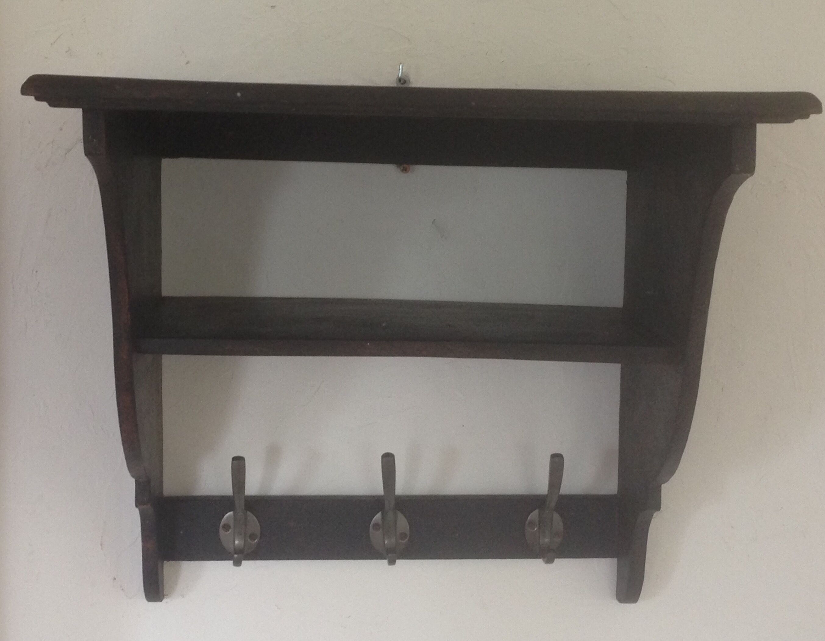 Shelf to double to three year 50 pegs