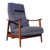 Vintage Norwegian design chair Combi Star Arnt lande Stokke recliner