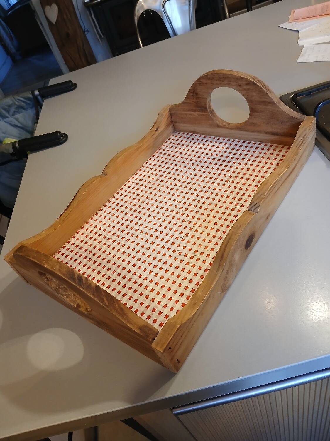 Wooden tray