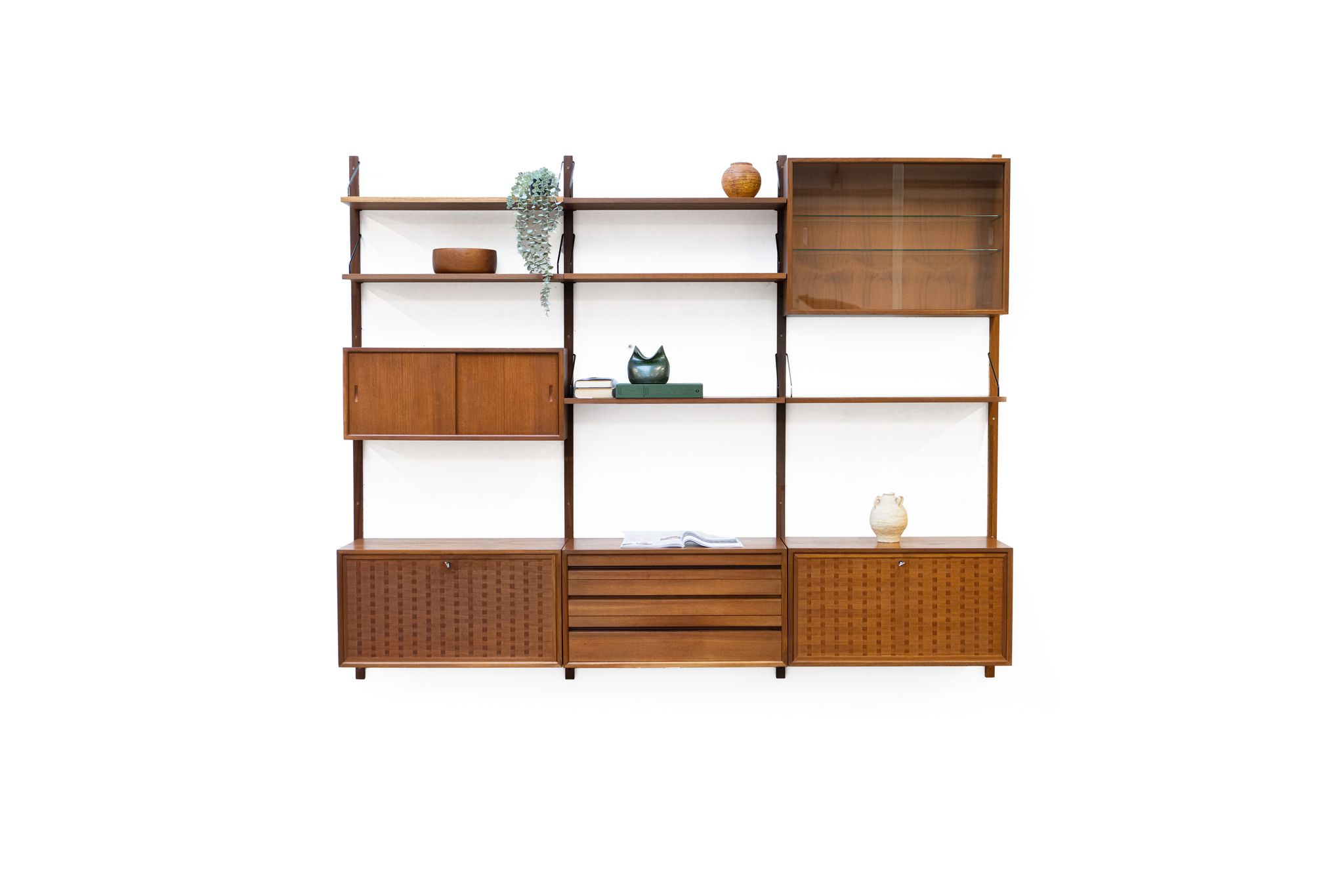 Scandinavian Wall Unit by Poul Cadovius for Royal System, 1960s