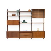Scandinavian Wall Unit by Poul Cadovius for Royal System, 1960s