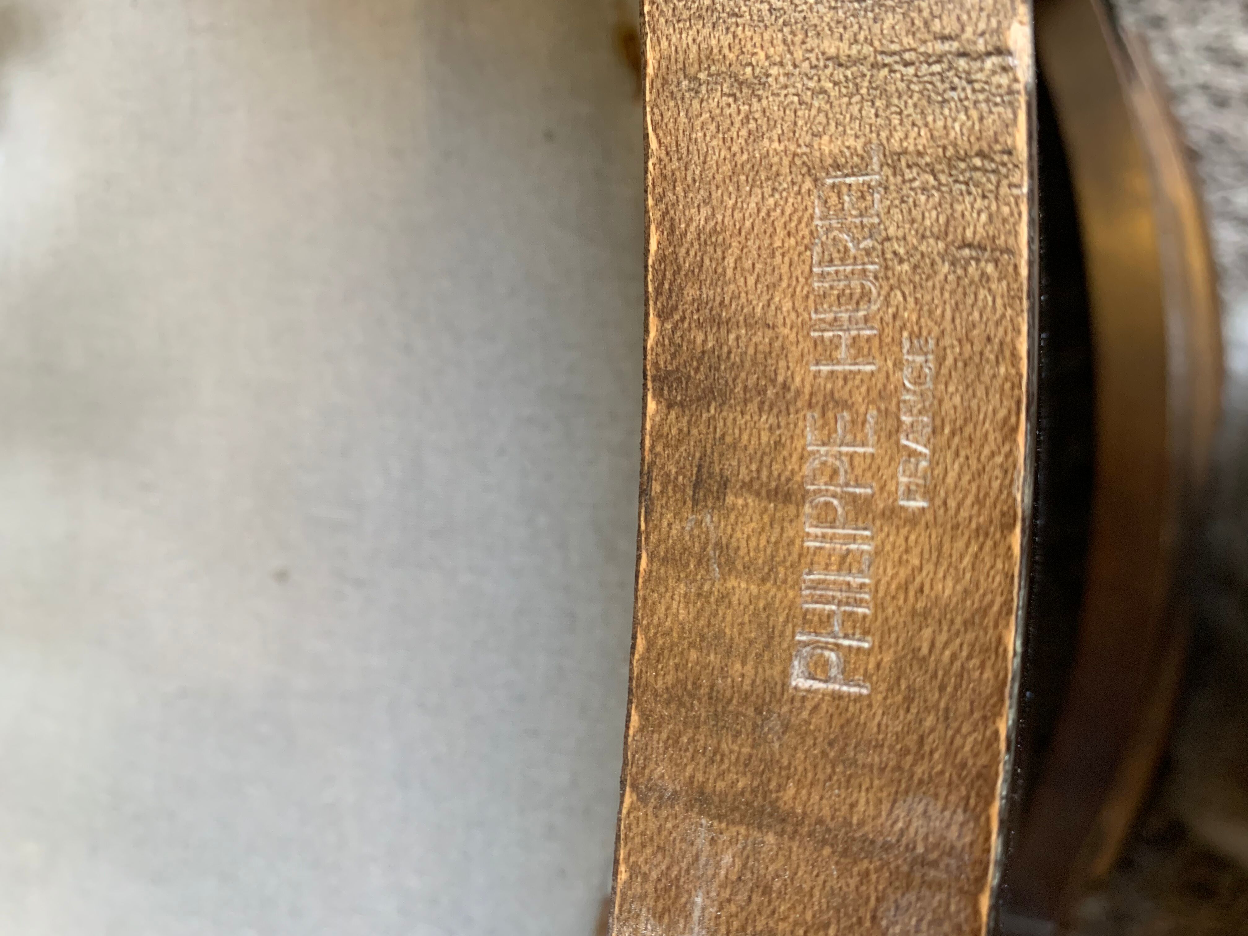 Armchair St James Cuir Muscat Clair