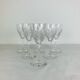 6 large Chantilly model stemmed glasses from Saint Louis, crystal, water or wine