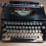 Typewriter from collection japy black 1940s/1950s