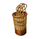 Large round wicker basket