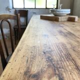 Vintage pine farm table