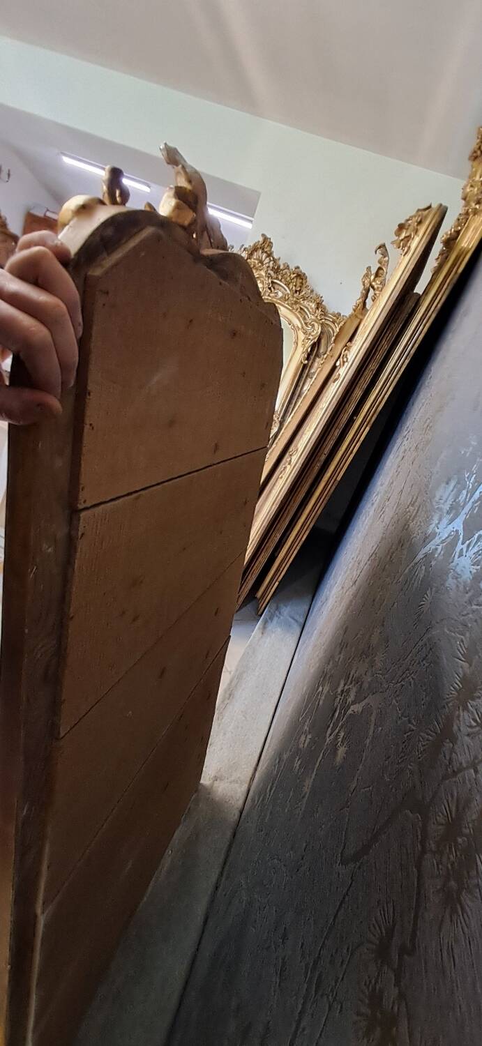 19th century mirror 134x75