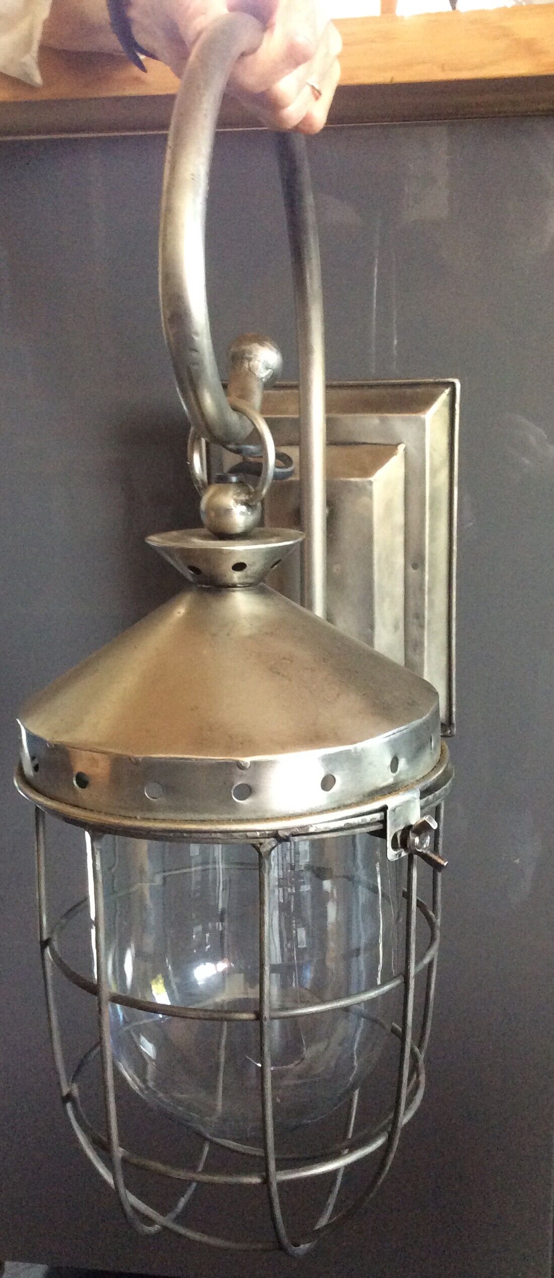 Industrial style wall lamp