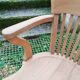 Old wooden desk chair