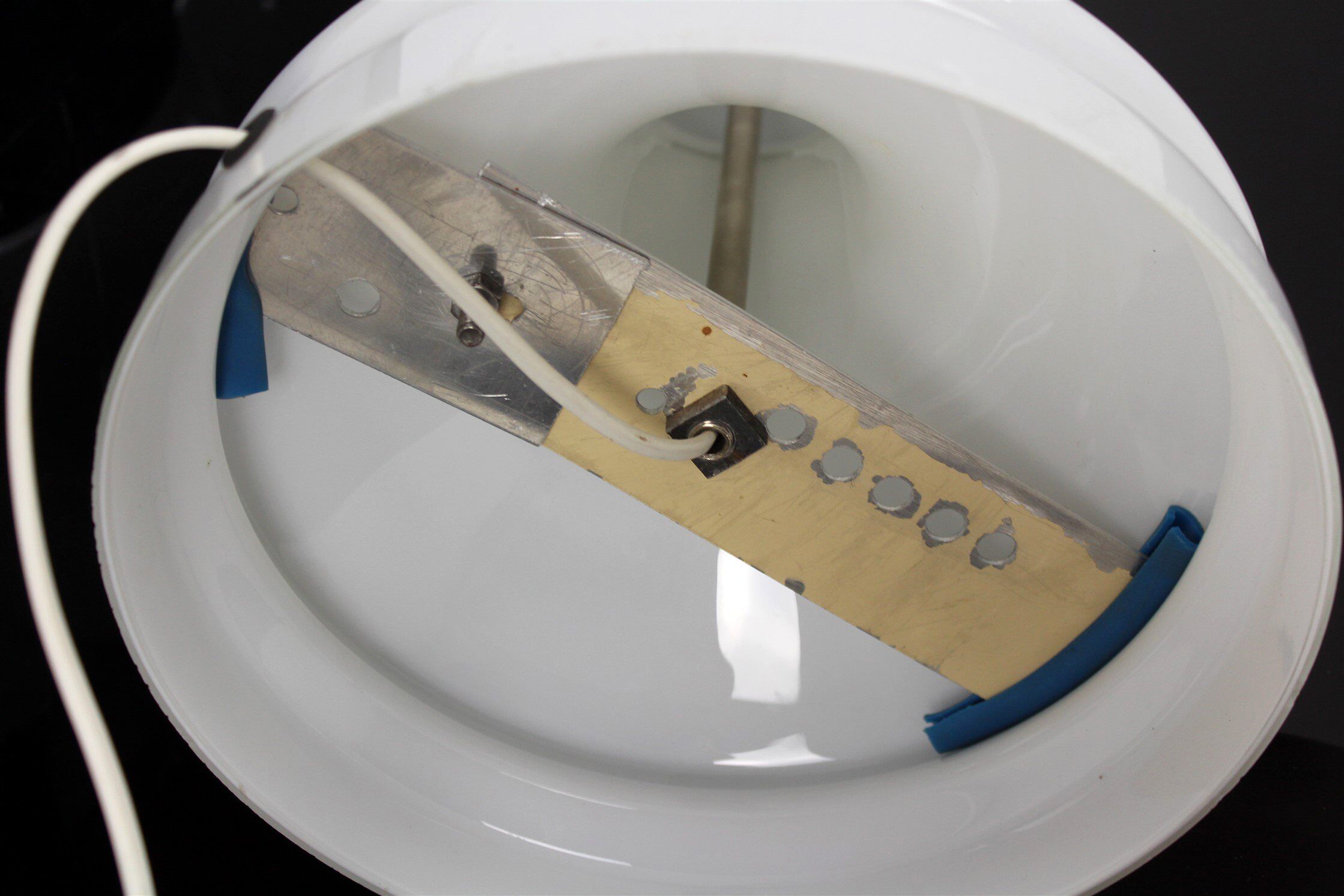 Glass Bishop Chess Table Lamp by Ivan Jakeš for Osvětlovací Sklo Valašské Meziříčí, 1970s