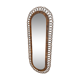 Rattan mirror 46x127cm