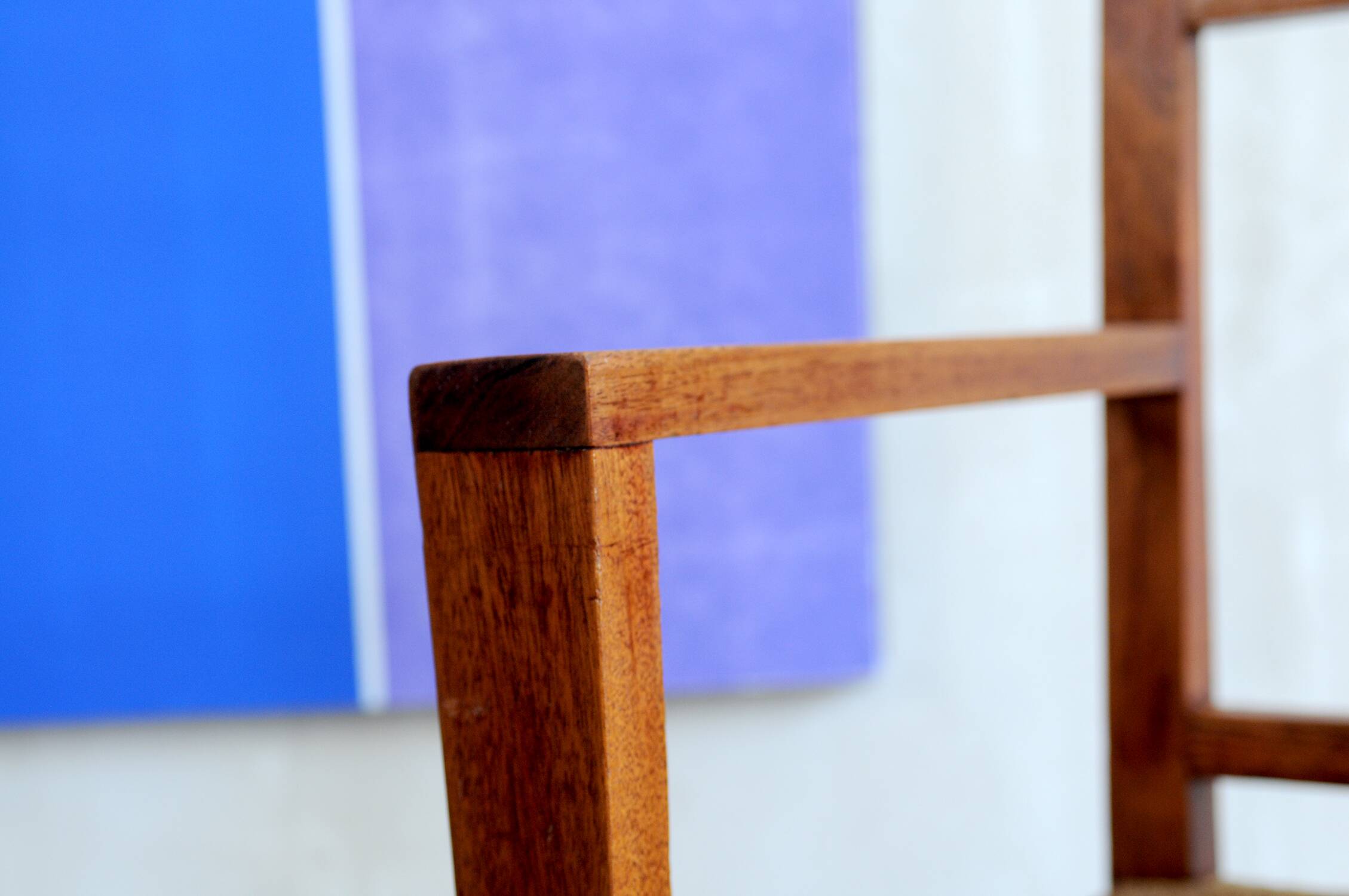 Pair of colonial armchairs, 1950