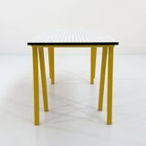 Yellow "Trestle" desk by Rodney Kinsman for Bieffeplast, 1980