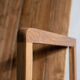 Fauteuil en bois naturel (teck) design minimaliste