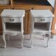 Louis XV style cherry wood bedside table