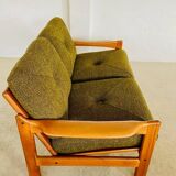 Canapé 2 personnes vintage rétro danois du milieu du siècle par Arne Wahl Iversen 1970
