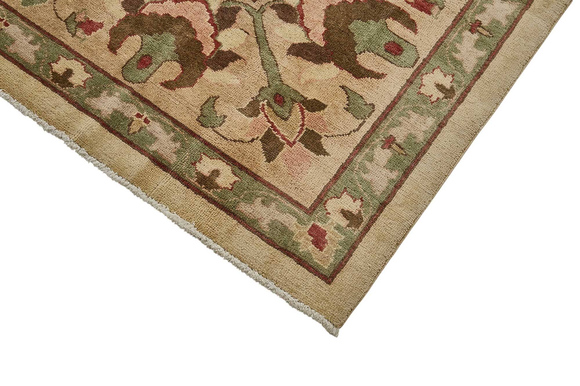 Turkish Handknotted Wool Oushak Rug 282 cm x 352 cm