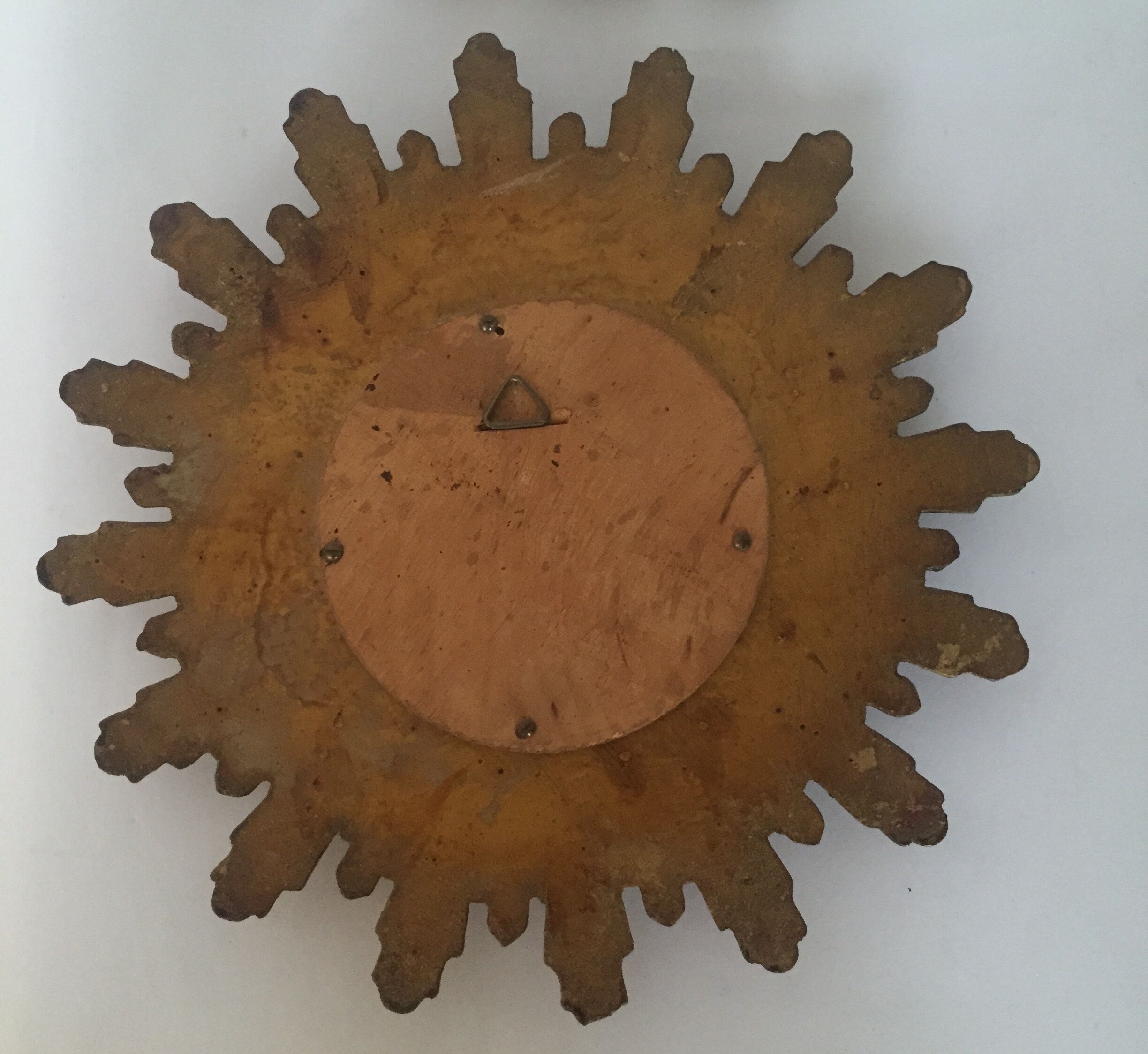 Miroir soleil oeil de sorcière 25x25cm